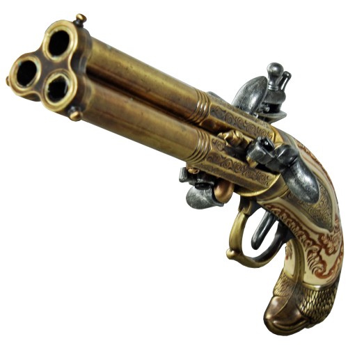 Preview: Kolser, Deko, Steinschlosspistole, Sammler Pistole, historische Pistole,